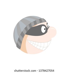 thief,robber,bandit icon.vector image