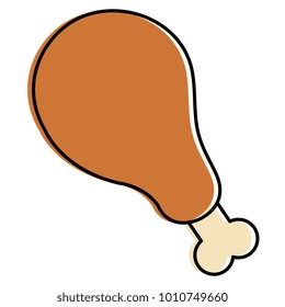 thigh chicken meat icon