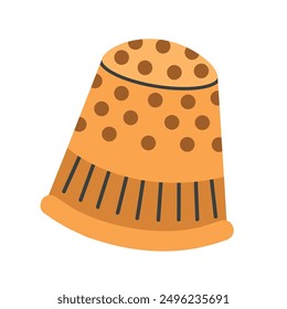 Thimble icon clipart avatar logtotype isolated vector illustration