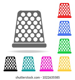 Thimble icon. Element of sewing multi colored icons for mobile concept and web apps. Icon for website design and development, app development. Premium icon on white background