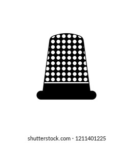 Thimble icon. Element of tailor, clothier. Premium quality graphic design icon. Signs and symbols collection icon for websites, web design, mobile app on white background