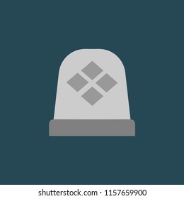 Thimble icon vector