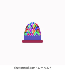 Thimble  icon Vector design. Colored illustration.