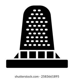 Thimble Vector Glyph Icon Vector Design