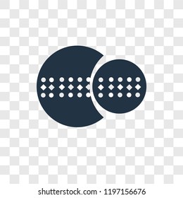Thimble vector icon isolated on transparent background, Thimble transparency logo concept