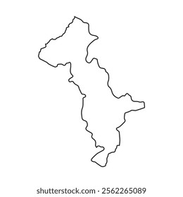 Thimpu city map, Bhutan vector illustration symbol design