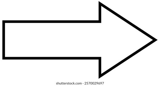 Thin Black arrow double pointing. Long, straight-line arrow icon. Graphic illustration for direction symbols, up and down signs. Vector horizontal arrow variation. Design eps 10