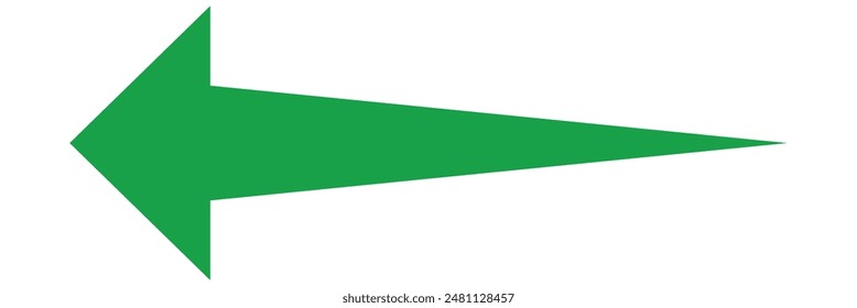 Thin black arrow pointing right. Long, straight-line arrow icon in white. Graphic illustration for direction symbols, up and down signs. Vector horizontal arrow variation. 