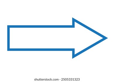 Thin black arrow pointing right. Long, straight-line arrow icon in white. Graphic illustration for direction symbols, up and down signs. Vector horizontal arrow variation isolated on white background