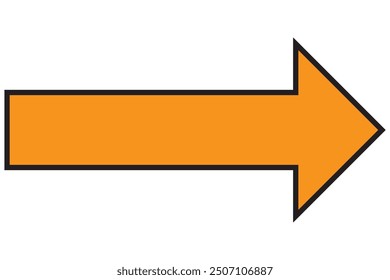 Flecha negra delgada que apunta a la derecha. Icono de flecha larga y recta en blanco. Ilustración gráfica para símbolos de dirección, arriba y abajo signos. Variación Horizontal de la flecha del Vector aislada en el fondo blanco