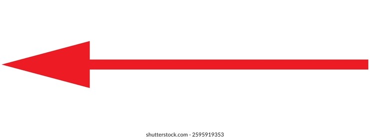 Thin black arrow pointing right. Long, straight-line arrow icon in white. Graphic illustration for direction symbols, down signs. arrow variation isolated on white background design eps 10 
