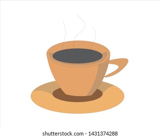 as thin as a black coffee illustration icon