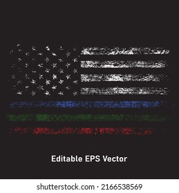 Thin Blue Line T-shirt, Thin Red Line Tee, Thin Green Line Shirt, Support Police Officers, Firefighters, Military, American Flag, Pride