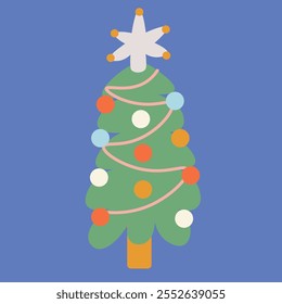 vela fina definida no estilo de linha doodle em vetor para festa de aniversário decoração de Natal e Ano Novo. Elementos para poster adesivo design logotipo decoração