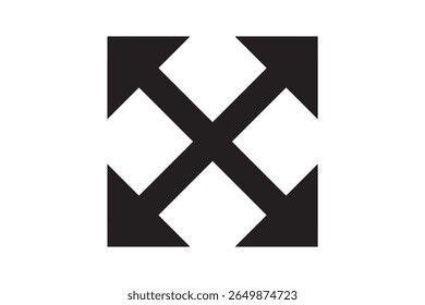 Ícone transparente de seta dupla fina. Design de símbolo de seta dupla da coleção de navegação na Web. Seta dupla horizontal preta. Vetor 10 Eps.