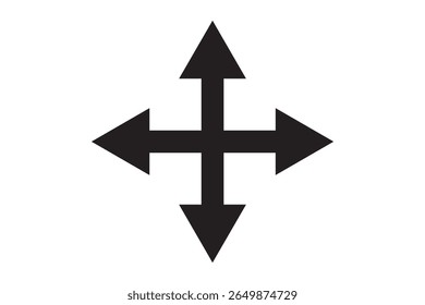 Thin Double arrow transparent icon. Double arrow symbol design from Web navigation collection. Black horizontal double arrow. Vector 10 Eps.
