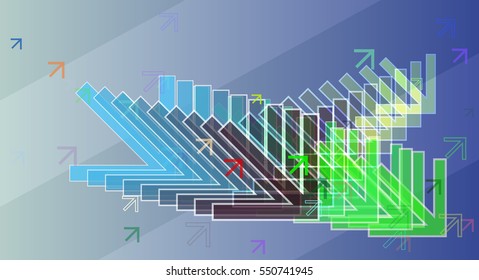 thin experience around drawing, arrows vector background into pretty texture