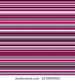 Thin Horizontal Stripe Seamless Pattern - Cute stripes repeating pattern design