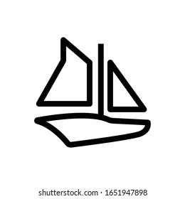 delgado icono de la línea de navegación
