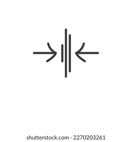 thin icon.Thin line thin icon from business collection. Outline vector isolated on white background. Editable thin symbol can be used web and mobile