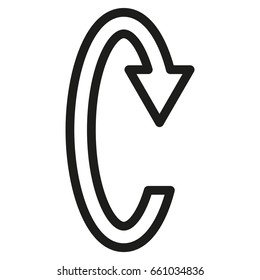 thin line arrow icon