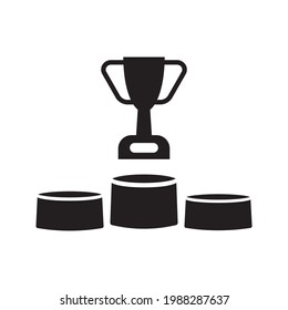 logotipo negro de línea delgada como inicio simple. concepto de predicción del crecimiento de la empresa o misión personal en color de fondo blanco editable