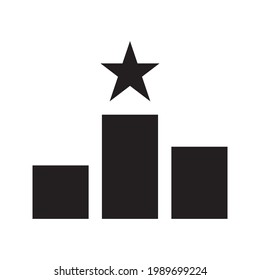 logotipo negro de línea delgada como inicio simple. concepto de predicción del crecimiento de la empresa o misión personal en color de fondo blanco editable