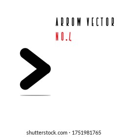 Thin line black vector arrow. Arrow icon. For home page, web design and social media icons.   Direction vector. 