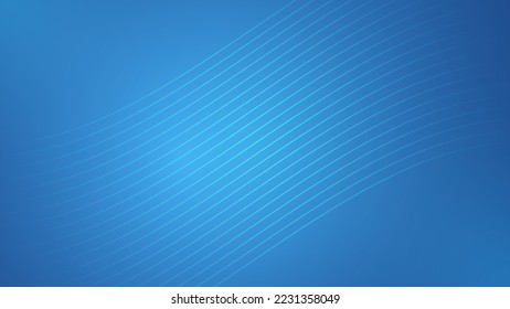 La línea delgada se funde con el fondo azul.