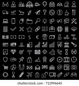 thin line business icon