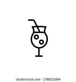 Thin Line Cafe Drink icon
