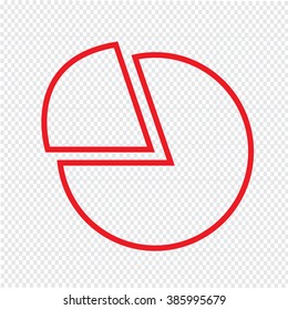 Thin Line Chart Icon Illustration design