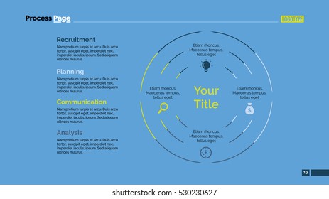 Thin Line Circles Diagram Slide Template