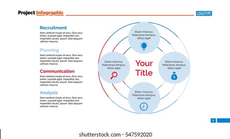 Thin Line Circles Diagram Slide Template