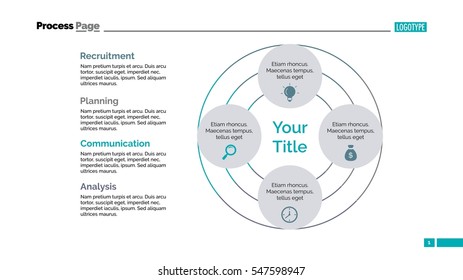Thin Line Circles Diagram Slide Template
