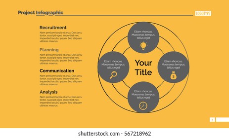 Thin Line Circles Diagram Slide Template