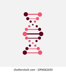 Thin line concept. DNA Icons set vector illustration. Polygonal DNA concept. DNA, genetic sign, elements and icons collection. Vector mesh spheres.