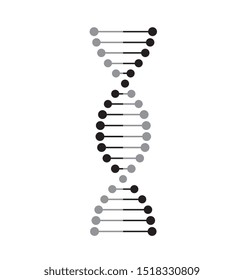 Thin line concept. DNA Icons set vector illustration. Polygonal DNA concept. Deoxyribonucleic Acid symbol. DNA vector. Genetic sign, elements Chromosome