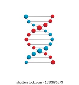 Thin line concept. DNA Icons set vector illustration. Polygonal DNA concept. DNA, genetic sign, elements and icons collection