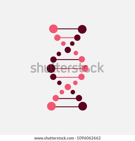 Thin line concept. DNA Icons set vector illustration. Polygonal DNA concept. DNA, genetic sign, elements and icons collection. Vector mesh spheres.
