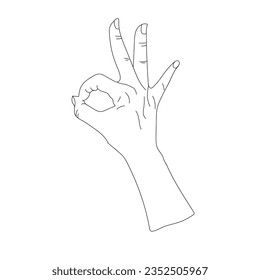 dünne Linie ziehen schwarze Hände Sammlung. Konzept der Religion Symbol, Gesten Satz, Applaus, Harmonie, Liebe, Frieden oder Hilfe. Logo-Design im linearen Cartoon-Stil einzeln auf weißem Hintergrund
