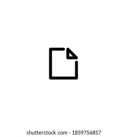 thin line file document icon suitable for website, mobile, apps store, landing page, presentation, and more. With editable stroke 28x28 pixel perfect.