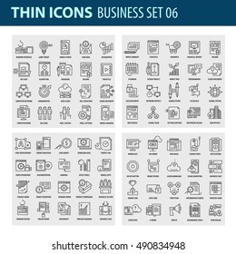 Paquete de iconos coloridos planos de línea delgada para Diseño web, interfaz de usuario, móvil, infografía de computadora y otros proyectos. Monoline Elementos big pack.