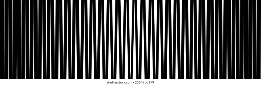 Thin line halftone gradient texture. Fading vertical stripe gradation background. Repeating wide pattern backdrop. Black parallel lines wallpaper for overlay, print, cover, banner, poster.