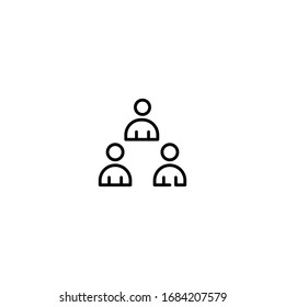  Thin line Icon Avoid Contact icon, Suitable for use on web apps, mobile apps, Vector illustration editable stroke . 64 x 64 pixel perfect on White Background