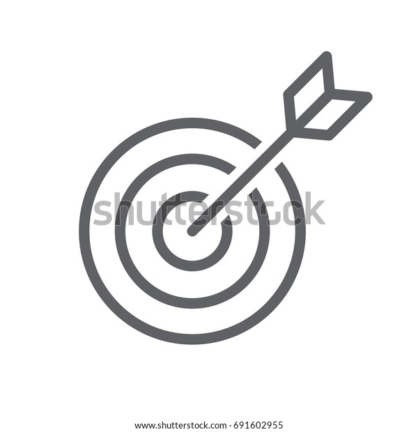 thin line icon business arrow aim\
vector flat banner icon profit reach the goal achieve business game\
illustration business people team work job search\
circle