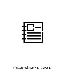 Thin line icon checklist vector illustrator suitable for website, mobile, apps store and more.With editable stroke on 48x48 pixel perfect