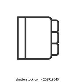 Icono de línea delgada del servicio al cliente. Signo de contorno vectorial para interfaz de usuario, web y aplicación. Diseño conceptual del icono de servicio al cliente. Aislado sobre un fondo blanco.