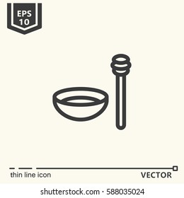 Thin line icon. EPS 10 Isolated objects