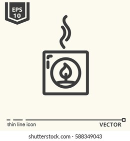 Thin line icon. EPS 10 Isolated objects
